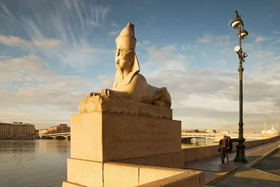 Сфинксы.Санкт-Петербург.Старые фотографии