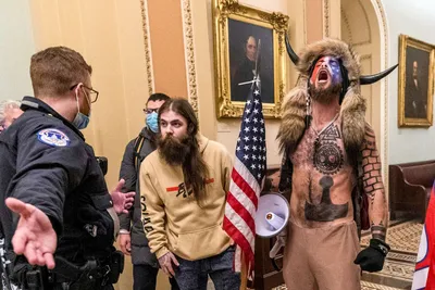 QAnon Shaman' who stormed the Capitol on Jan. 6 files paperwork to run for  Congress