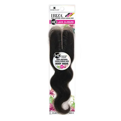 Shake N Go Ibiza 100% Virgin Human Hair 4x4 HD Lace Closure - Straight