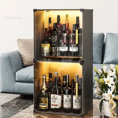 Барный шкаф с подсветкой Monaco Bar Cabinet Small, Timothy Oulton | Home  Concept