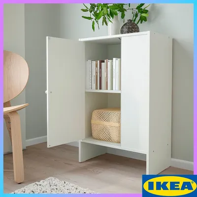 Купить IKEA IDANÄS Открытый шкаф, белый (204.588.42) лучшая цена — PlMebli