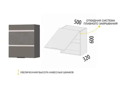 Кухонный модуль навесной 50х27.5х30 см, Шкаф 500 над Вытяжкой - купить с  доставкой по выгодным ценам в интернет-магазине OZON (1089027526)