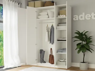 Гардероб PAX IKEA (комбинация) с 10 ящиками 250x58x201 см (белый) купить в  Москве по цене 68700 в интернет магазине Фиеста мебель с доставкой.