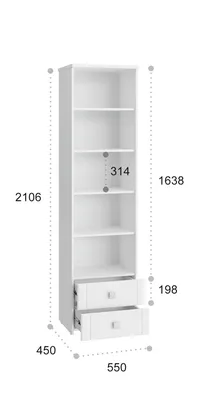 Пенал со стеклом Изабель ИЗ-63К — купить за 23290.00 руб. в Москве по цене  производителя!