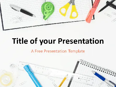 School Assignments Free Presentation Template