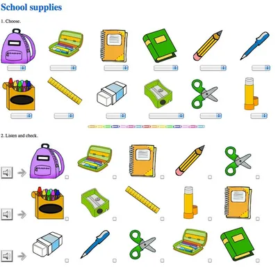 Школьные принадлежности в английском языке в картинках: Школьные  принадлежности на английском языке. Английские с… | Школьные принадлежности,  Школа, Английский язык