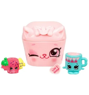 Фигурка SHOPKINS SHOPPETS S9 серии \"Wild style\" – РАДУЖНЫЙ КРОЛИК  (эксклюзивный шопкинс, подставка) купить в Украине | код товара: 56960  (511658)