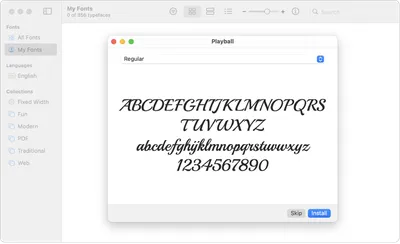 Установка и проверка шрифтов в приложении «Шрифты» на Mac - Служба  поддержки Apple (RU)