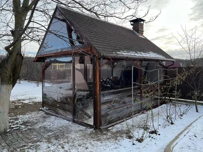 Выбираем шторы для садовой беседки и веранды - Еврошторы