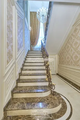 Элитные шторы для лестницы, Астана - Luxury Antonovich Design