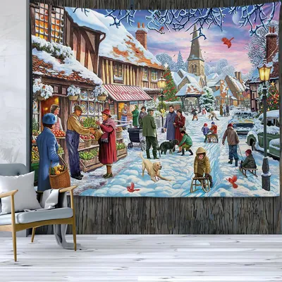 Шторы JoyArty с фотопечатью \"Ведический гобелен\" из сатена, 290х265 см -  купить в Москве, цены на Мегамаркет