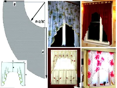 Шторы на кухню своими руками выкройки с фото фото