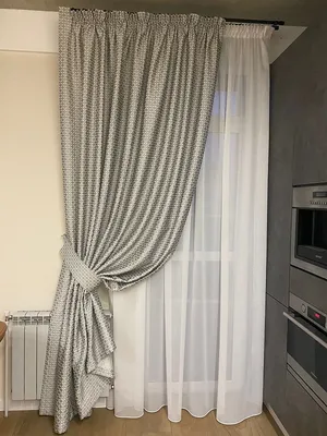 Шторы для окна с балконной дверью