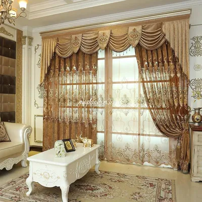 Шторы в зал (фото) от студии Luxury Antonovich Design (Астана)