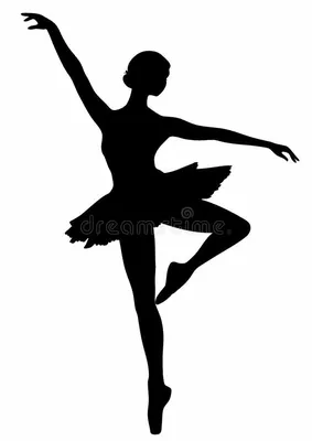 Значок балерины. Изолированный силуэт балерины. Векторная иконка |  Ballerina silhouette, Ballerina art, Silhouette art