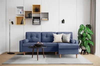 Синий диван в интерьере: 20 примеров – Вдохновение | Синие диваны,  Интерьер, Роскошные гостиные