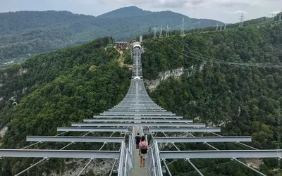 Skypark AJ Hackett Sochi, Сочи - «С небесного моста в Skypark Сочи можно  прыгнуть в пропасть. Видео моего прыжка. О ценах в парке. Банджи-джампинг в  Сочи – самый живописный в мире. Что