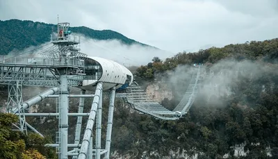 Sochi 2019. Skypark: Emotions and the Skybridge. The road to the  Crimea.Tavrida in the snow - YouTube