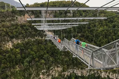 Sochi 2019. Skypark: Emotions and the Skybridge. The road to the  Crimea.Tavrida in the snow - YouTube