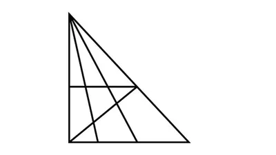 Головоломка, которую правильно решают только единицы: сколько треугольников  на рисунке — Разное