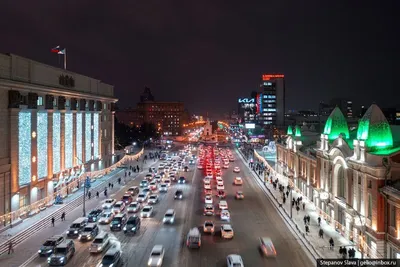 Слава Степанов сфотографировал с дрона предновогодний Новосибирск