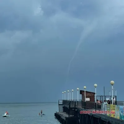 Смерч под Новороссийском попал на видео | 05.10.2019 | Краснодар -  БезФормата