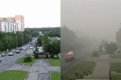 Смог в москве фото фотографии