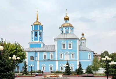 Москва Новодевичий монастырь Собор Иконы Божией Матери Смоленская Фотография