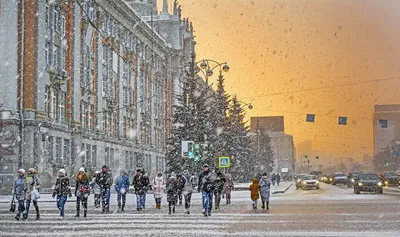 Последствия метели в Екатеринбурге | РИА Новости Медиабанк