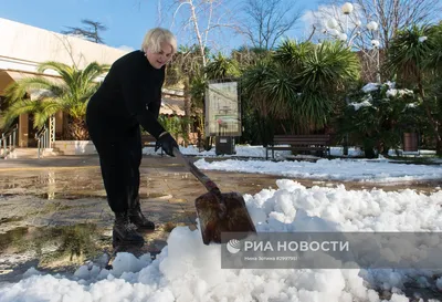 В горной части Сочи пообещали сильный снегопад