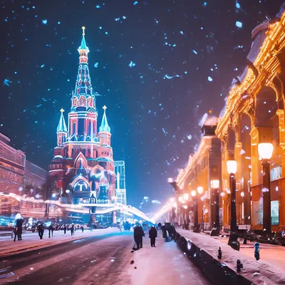 Снежная Москва на выходных