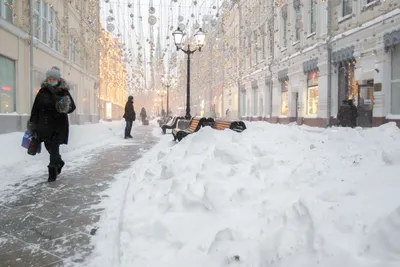 В Москву пришла снежная зима - фото с воскресной прогулки по Москве | ИСКРА  | Дзен