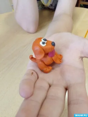 Modeling clay for children. DOG DACHSHUND - YouTube