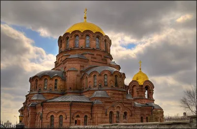 Собор Александра Невского, Новосибирск (Новосибирск, город), фотография.  фасады Вид с ЮЗ