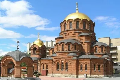 Собор Александра Невского, Новосибирск (Новосибирск, город), фотография.  фасады вид с востока