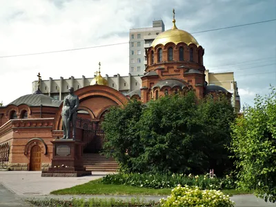 Новосибирск Собор Александра Невского Фотография