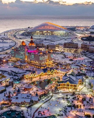 Sochi, Russia is the ultimate Christmas town. - Awesome | Russia travel,  Christmas town, Sochi