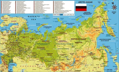 Россия и олимпийская карта мира