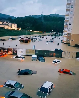 В Сочи потоп из-за проливных дождей - СевКор - Новости Севастополя