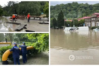 Шторм века» в Крыму, Сочи и Анапе. Главные видео стихии | РБК Life