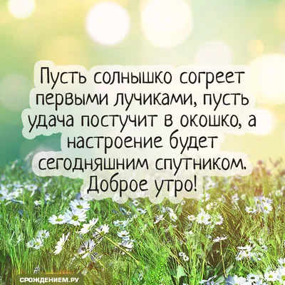 Доброе утро солнышко мое - картинки для девушки и открытки мужчине