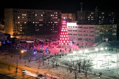 Сосновоборск с высоты. Проспект Мира, 1