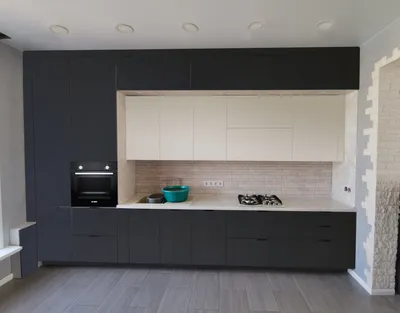 Современная кухня под дерево K-0087 купить в Краснодаре по низким ценам