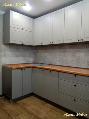 Угловая светлая современная кухня - Артикул: 0289, по цене 8500 руб.