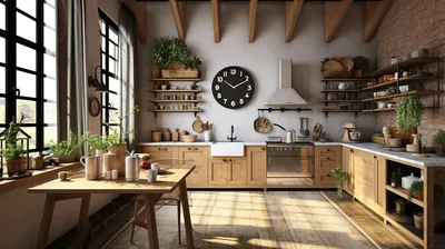 Современная кухня со светлым деревом от производителя в Киеве, цена,  реальные фото