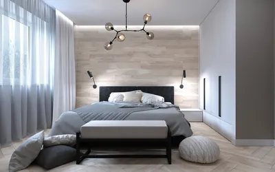 Современный дизайн маленькой спальни фото