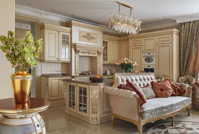 Дизайн кухни-гостиной - Интерьер кухни гостиной в разных стилях с фото