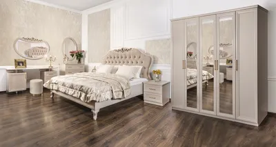 Спальня Мокко 5-ств бежевый в г. Пенза от производителя по цене 205357 руб.  – купить недорого в интернет-магазине Эра