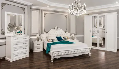 Спальня Мишель 3-ств белый матовый в г. Пенза от производителя по цене  141889 руб. – купить недорого в интернет-магазине Эра