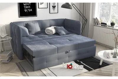 Диван с выкатным спальным местом Soft 2 купить по выгодной цене в  интернет-магазине MiaSofia